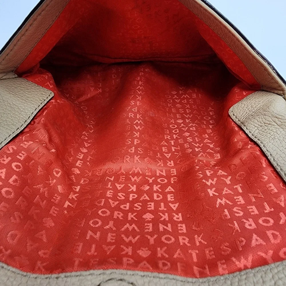 Kate Spade Purse‎ Mansfield Mariana Leather Crossbody Beige